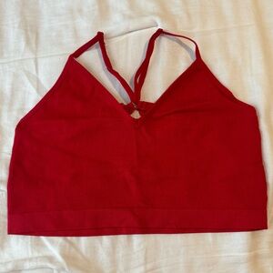 Bozzolo Red Lace Top